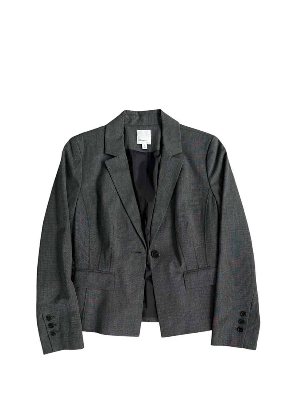 Halogen Charcoal Gray Tailored Women's Blazer